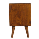 Augustus Solid Wood Chestnut Bedside Table by Lavishway | Bedside Tables-58582