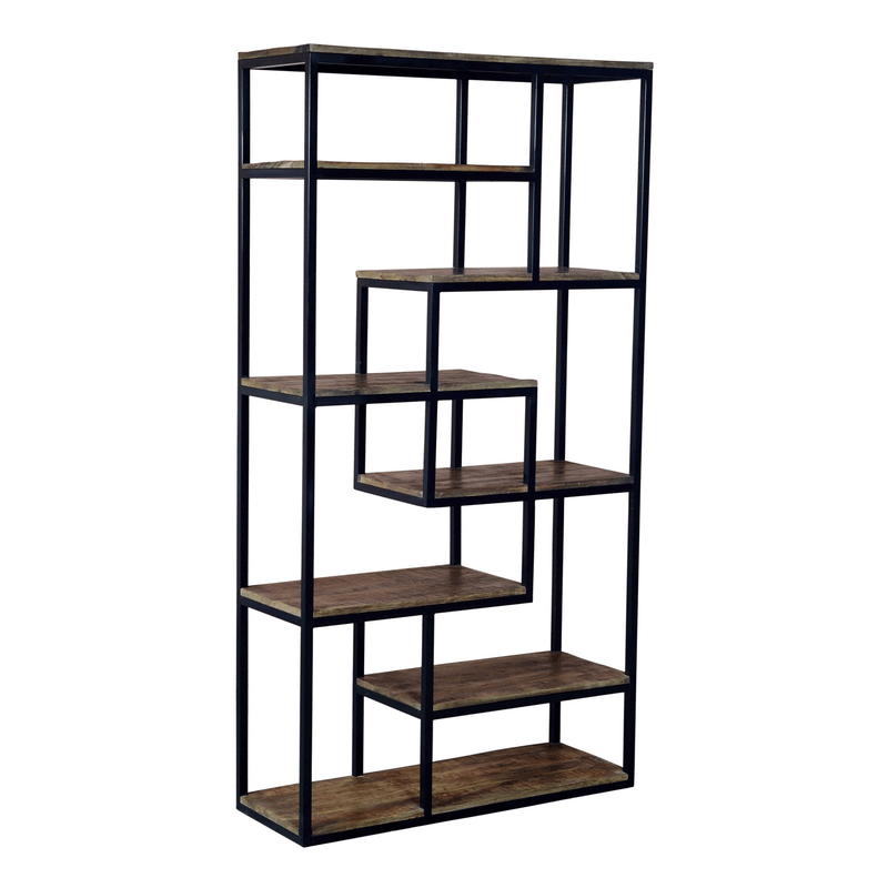 Industrial Multi Shelf Display Unit by Lavishway | Book Shelves and Cabinets-51528