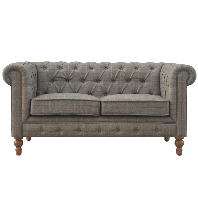 Augustus 2 Seater Chesterfield Sofa by Lavishway | Fabric Sofas-58555