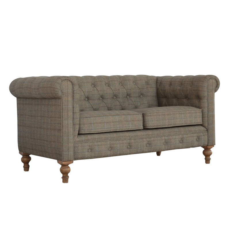 Augustus 2 Seater Chesterfield Sofa by Lavishway | Fabric Sofas-58554