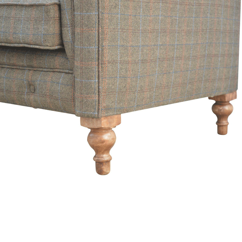 Augustus 3 Seater Chesterfield Sofa by Lavishway | Fabric Sofas-58542