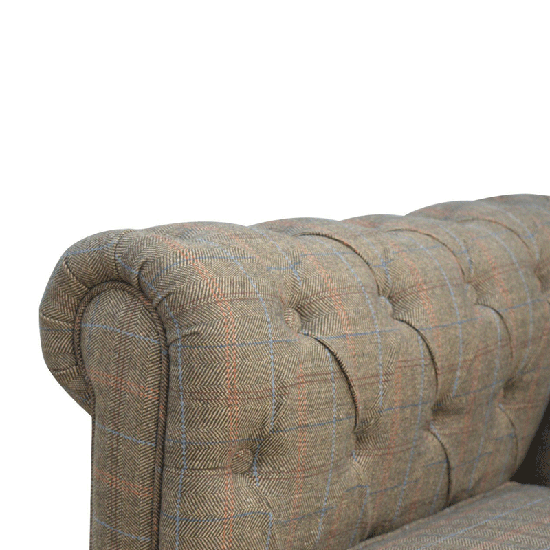 Augustus 3 Seater Chesterfield Sofa by Lavishway | Fabric Sofas-58544
