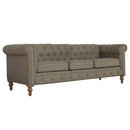 Augustus 3 Seater Chesterfield Sofa by Lavishway | Fabric Sofas-58537