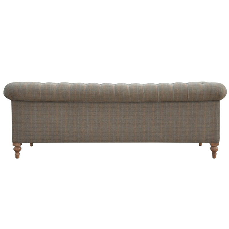 Augustus 3 Seater Chesterfield Sofa by Lavishway | Fabric Sofas-58540