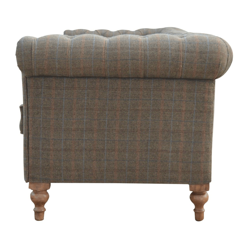 Augustus 3 Seater Chesterfield Sofa by Lavishway | Fabric Sofas-58539