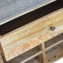 Augustus Wooden Shoe Storage Fabric Bench by Lavishway | Shoe Cabinets-58523