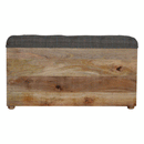 Augustus Wooden Oak Finish Shoe Storage Bench by Lavishway | Shoe Cabinets-58494