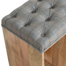 Augustus Wooden Oak Finish Shoe Storage Bench by Lavishway | Shoe Cabinets-58498