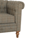 Augustus Chesterfield Fabric Armchair by Lavishway | Fabric Sofas-58447