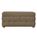 Augustus Upholstered Deep Button Footstool by Lavishway | Footstool-58422