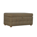 Augustus Upholstered Deep Button Footstool by Lavishway | Footstool-58420