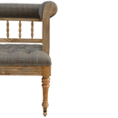 Augustus Multi Tweed  Hallway Bench by Lavishway | Benches & Storage Benches-58398