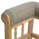Augustus Multi Tweed  Hallway Bench by Lavishway | Benches & Storage Benches-58400