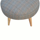 Augustus Upholstered Multi Tweed  Footstool by Lavishway | Footstool-58388