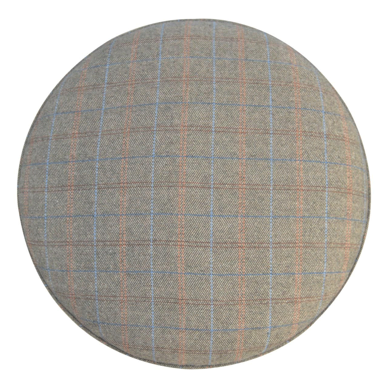 Augustus Upholstered Multi Tweed  Footstool by Lavishway | Footstool-58384