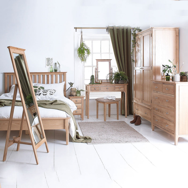 Nordic Oak Full Hanging Wardrobe by Lavishway | Wardrobe-32300