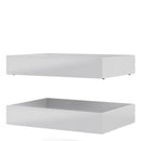 Naia Set of 2 Underbed Drawers In White Gloss by Lavishway | Bed Drawer-28606