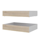 Naia Set of 2 Underbed Drawers in Oak by Lavishway | Bed Drawer-28618