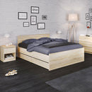 Naia Set of 2 Underbed Drawers in Oak by Lavishway | Bed Drawer-28619