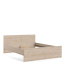 Naia Modern Oak Finish Wooden Bed