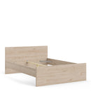 Naia Modern Oak Finish Wooden Bed