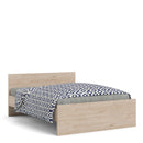 Naia Modern Oak Finish Wooden Bed