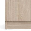 Naia Oak Finish 4 Drawers 2 Doors Sideboard