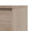 Naia Oak Finish Narrow Chest of 5 Drawers
