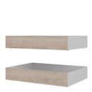 Naia Oak Finish Set of 2 Underbed Drawers