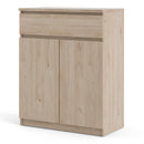 Naia Oak Finish Wooden 2 Doors Sideboard
