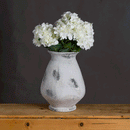 Naxos Antique White Ceramic Vase by Lavishway | Vases-50916