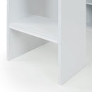 Nebula Wooden Gaming Bed With Desk by Lavishway | Wooden Beds-61418