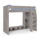 Nebula Wooden Gaming Bed With Desk by Lavishway | Wooden Beds-61411