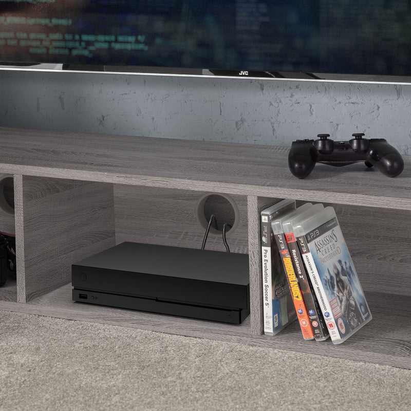 Nebula Wooden Gaming Bed With Desk by Lavishway | Wooden Beds-61435