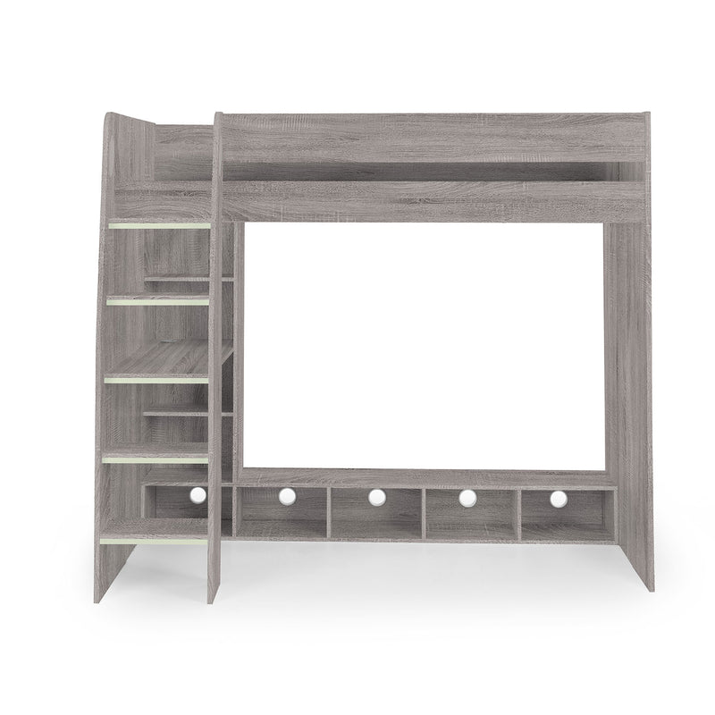 Nebula Wooden Gaming Bed With Desk by Lavishway | Wooden Beds-61414