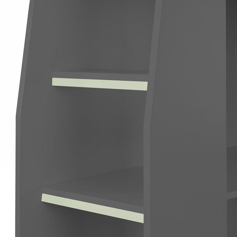 Nebula Wooden Gaming Bed With Desk by Lavishway | Wooden Beds-61432