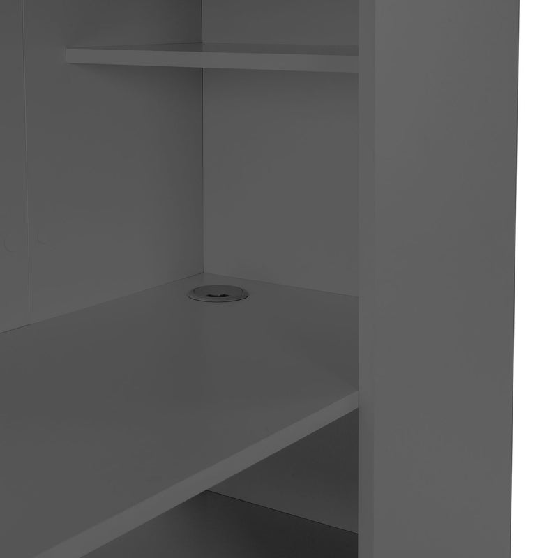 Nebula Wooden Gaming Bed With Desk by Lavishway | Wooden Beds-61419