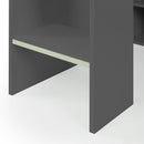 Nebula Wooden Gaming Bed With Desk by Lavishway | Wooden Beds-61416