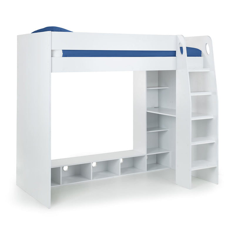 Nebula Wooden Gaming Bed With Desk by Lavishway | Wooden Beds-61412