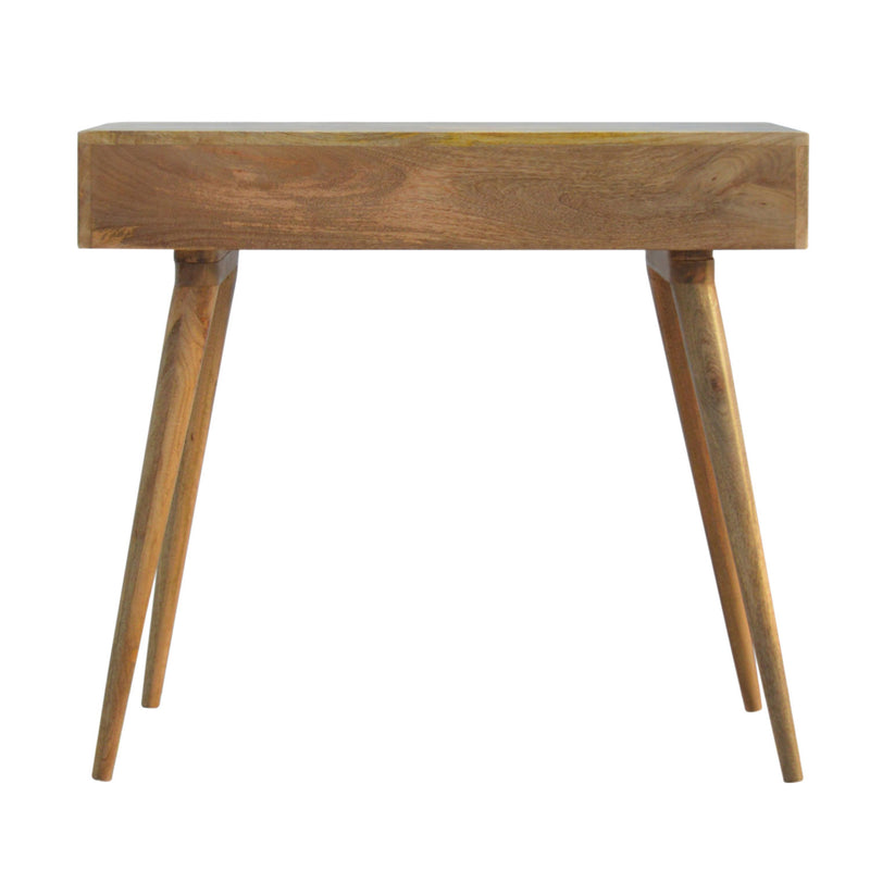 Neils Solid Wood Single Drawer Writing Desk by Lavishway | Reclaimed Wood Desks-57997