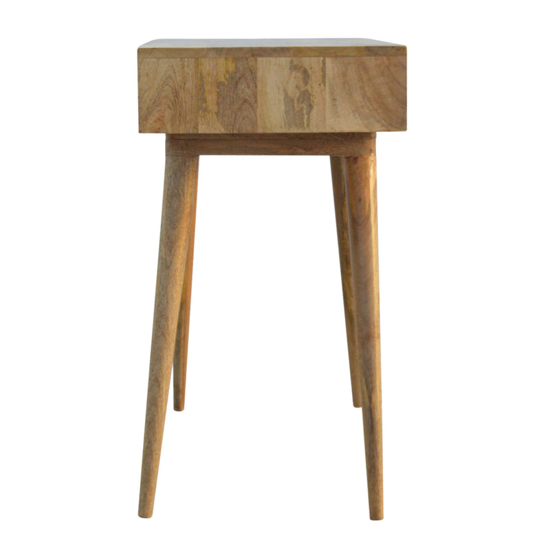 Neils Solid Wood Single Drawer Writing Desk by Lavishway | Reclaimed Wood Desks-57996