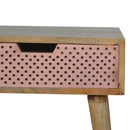 Neils Perforated Copper Bedside Table by Lavishway | Bedside Tables-58022