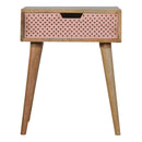 Neils Perforated Copper Bedside Table by Lavishway | Bedside Tables-58019