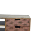 Neils Solid Wood 2 Drawers Media Unit by Lavishway | TV Units Cabinets-58008