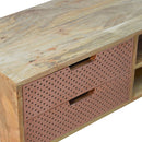 Neils Solid Wood 2 Drawers Media Unit by Lavishway | TV Units Cabinets-58006