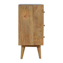 Nero Contemporary Patchwork Pattern Chest by Lavishway | Chest Of Drawers-58050