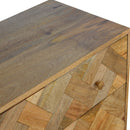 Nero Contemporary Patchwork Pattern Chest by Lavishway | Chest Of Drawers-58047