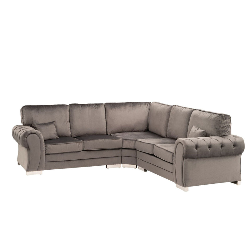 Newburgh Modern Fabric Corner Sofa by Lavishway | Leather Sofa-24592