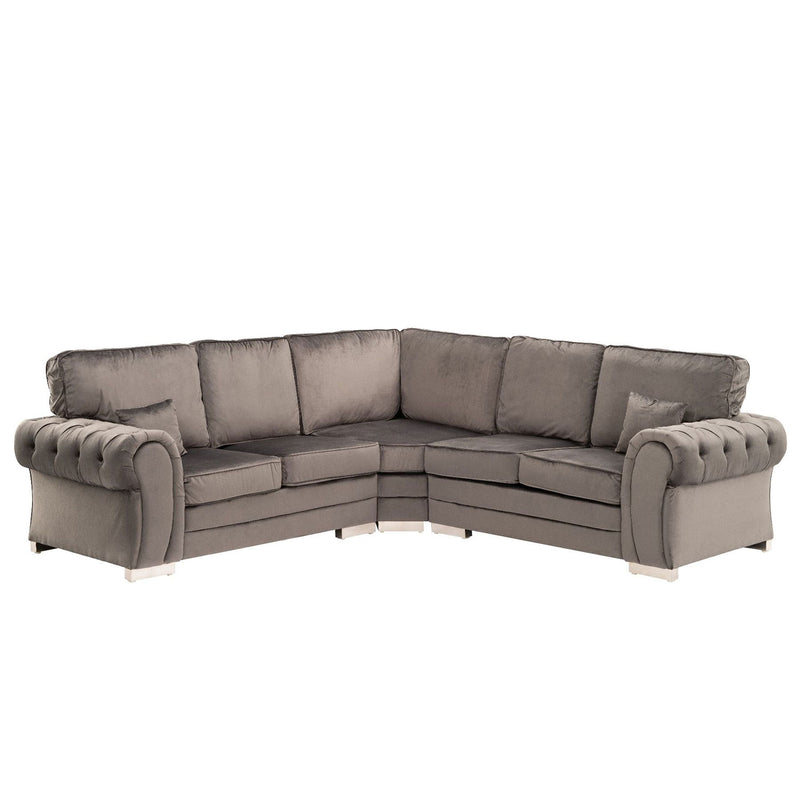 Newburgh Modern Fabric Corner Sofa by Lavishway | Leather Sofa-24591
