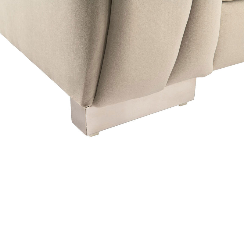 Newburgh Modern Fabric Corner Sofa by Lavishway | Leather Sofa-24599